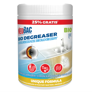Tuky Drenáž Odmasťovanie Odstraňuje ZÁPACHY NeoBac Pipe Degreaser