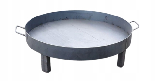 Pevné ohnisko 600 mm, plech 3 mm, surová oceľ