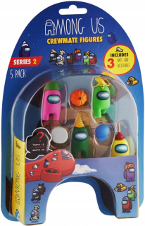 Medzi nami S2 Crewmate 5 figúrok + 3 doplnky A