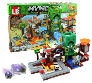 Stavebnica, slamky - Minecraft BLOCKS Dungeon Castle KuloDrom 450 ele LED
