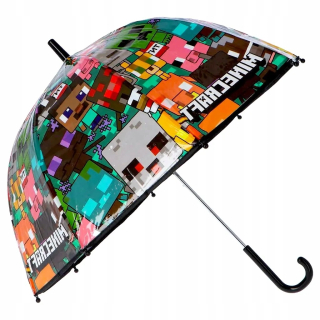 Detský dáždnik - Minecraft dáždnik Transparent 48 cm