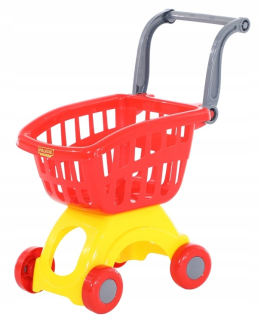 Mini nákupný košík Polesie 71262 červený a žltý