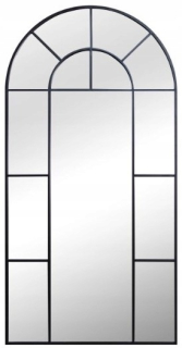 Polooválne zrkadlo s barmi Loft 80X180cm gotické
