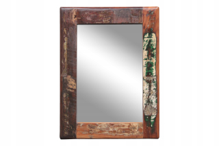Wooden Mirror Loft Metal Recycling Series FREEZY