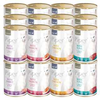 Mix príchutí Dolina Noteci Premium Piper mokré krmivo pre mačky 12 x 400 g