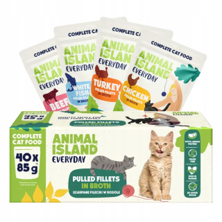 Animal Island mokré krmivo mix príchutí 3,4 kg