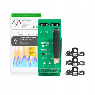 Smart home - Energy Monitor WiFi MEW-01 3f Zemel Azmresy
