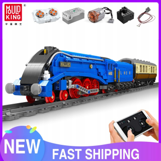 Plastová stavebnica - Mold King 12006 Model vlaku Pacifics Mallard