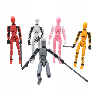Viackĺbový pohyblivý robot 3D tlačený manekýn Toyslucky 13 Dummy Action