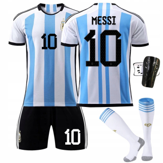 Futbalový drez - Svetový pohár 2022 Argentína Messi č. 10 Futbalový outfit