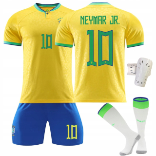 Basketbalová súprava - Majstrovstvá pohára 2022 Brazília Neymar č. 10 Futbalový outfit