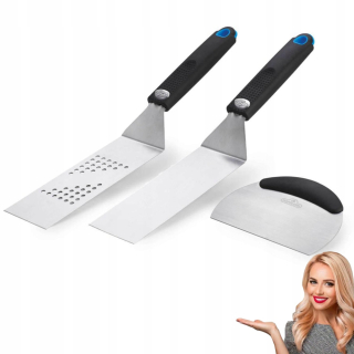 SÚPRAVA 3 NEREZOVÝCH NEREZOVÝCH STIERKOVÝCH STIEROK NAPOLEON ERGONOMICKÝ