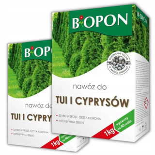 Hnojivo na tuje a cyprušteky Biopon 3 kg x 2 ks