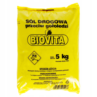 Biovita soľ cestná 5 kg
