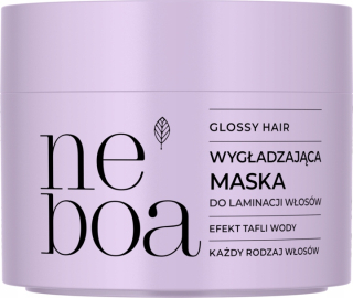 NEBOA Vlasová laminovacia maska, vyhladzujúca lesklé vlasy, 300 ml