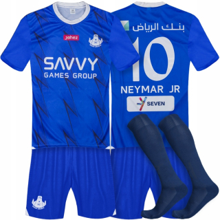 Basketbalová súprava - Neymar Jr 10 futbalové oblečenie Al Hilal a Gaiters 152