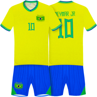 Basketbalová súprava - Neymar Jr 10 futbalové oblečenie Brazília 146 t -shirt