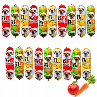 NOVINKA! 19x1KG FIFI barové krmivo pre psov - 83% mäso SO ZELENINOU + ZDARMA
