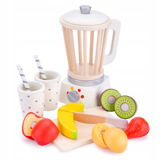 NOVÉ KLASICKÉ HRAČKY DREWNIANY MIKSER DO SMOOTHIE