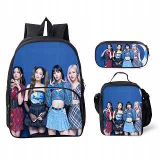 NOVÝ BLACKPINK ŠKOLSKÝ SET BATOH A4 TAŠKA PERERAČKA