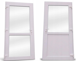 Exteriérové dvere - Nový PVC 1050x2100 Dvery PVC PVC 105x210