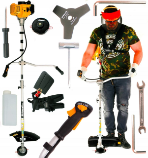 Benzínový krovinorez Riwall 185 cm 6,8 kg 5000 W 2 HP
