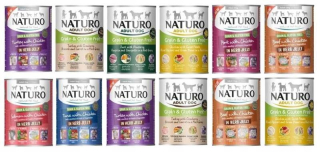 Mokré krmivo Naturo Adult Dog Mix bez obilnín, 12 × 390 g