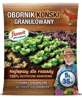 FLOROVIT Pro Natura Konský hnoj Granulované organické hnojivo 5l