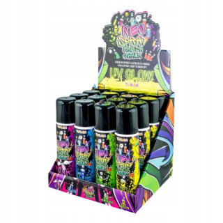 Krieda v spreji CHALK SPRAY Neon UV GLOW 4 ks