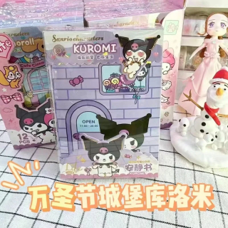 Nová samolepka Sanrio Kuromi My Melody Book Anime Figur Diy Quiet Book Semi-