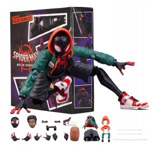 Nový SpiderMan: Spider-Man v akčnej figúre Milesa Moralesa Spider-Verse