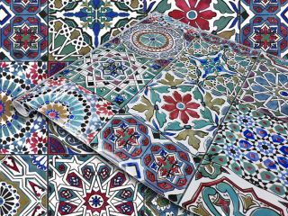 DecoMeister Moroccan Tiles nábytok dyha 67,5 x 150 cm
