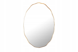 Nástenné zrkadlo Elegancia 100cm oválne zlato 40696