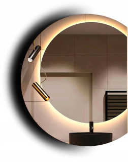Nástenné zrkadlo Metanoia Mirrors Led kruh 1200 x 1200 mm