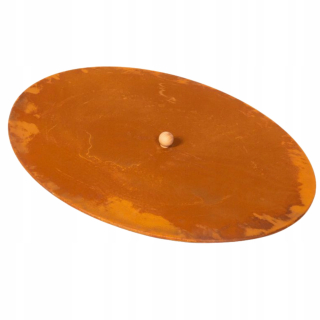 OKRUHOVÝ KRYT ZÁHRADNÉHO OHNIŠKA 58 CM BULAN SUROVÁ OCEL