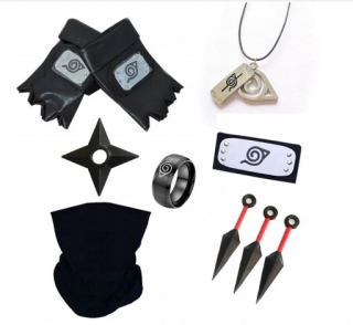 Čelenky Halloween - ANIME COSPLAY HRA NARUTO KAKASHI PROTECTOR BAND