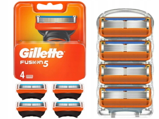 Gillette Fusion 5 náhradné náplne žiletiek 4 ks ostré