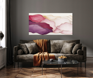 Obraz na skle 120x60 cm, Optiwhite, hartované