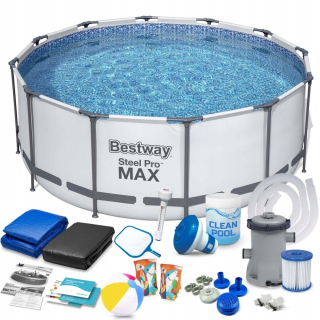 Rámový záhradný bazén 427 x 84 cm 17v1 set Bestway 56595