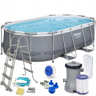 Rámový záhradný bazén 427 x 250 x 100 cm 11 v 1 Bestway 56620