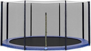 ULTRAPOWER SPORTS bezpečnostná sieť trampolína 366 cm 8 stĺpikov čierna