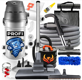 Centrálny vysávač - Central vysávač ProfI 40.1 Tech + mop set