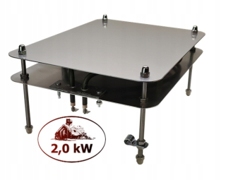 Ohrievač s deflektorom pre udiarne a sušičky s výkonom 2,0 kW 2000 W