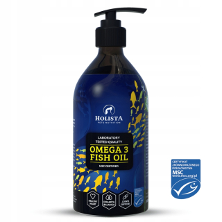 Oleje a tuky pre mačky a psy HolistaPets oil 250 ml 300 g 1 ks.