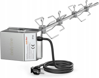 ONLYFIRE ELEKTRICKÝ OTOČNÝ GRIL RÝŽ 220-240V 100cm 4x ŠPILE