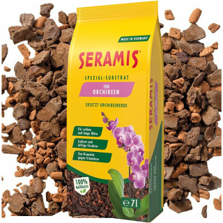 Substrát pre orchidey a orchidey seramis 7l
