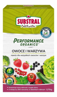 Organické, prírodné hnojivo Substral prášok 0,75 kg 99 l