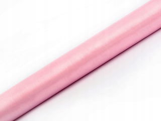 Hladká organza 36cmx9m svetloružové krstné hostie