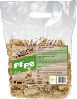 PE-PO Zapaľovač z drevitej vlny 100 ks PEFC