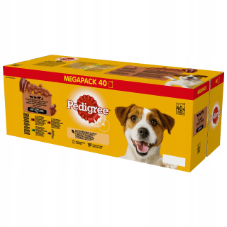 PEDIGREE dospelý sáčok 40x100g Mix príchutí